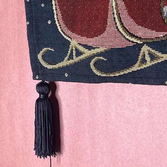 Christmas Wall Hanging Santa Sleigh Reindeer - Picture 6 of 8